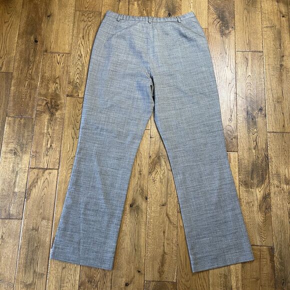 Vtg PENDLETON Wool Trouser Pants Womens 12 Classic Herringbone Grey Inseam 30" - Picture 6 of 7